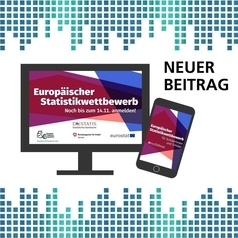ESC 2026: Auf einem Bildschirm und einem Smartphone ist das Werbeplakat vom ESC zu sehen.