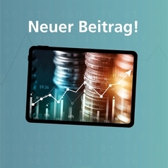 Mehrere Münzstapel liegen nebeneinander, im Vordergrund sind Diagramme zu sehen.