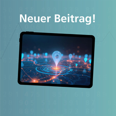 Georeferenzierte Hotspot-Analyse: Auf einem Bildschirm sind verschiedene Punkte auf einer virtuellen Karte markiert.