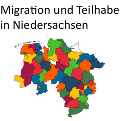 verkleinertes und quadratisch zugeschnittenes Titelblatt der Publikation "Integrationsmonitoring Niedersachsen 2018"